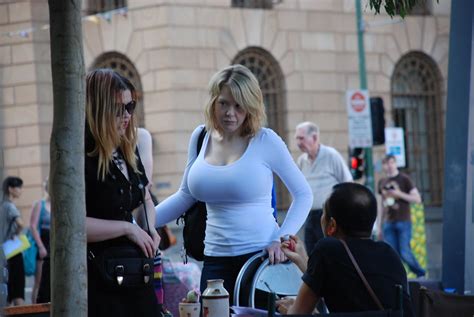 big tits candid|Big tits in public candid